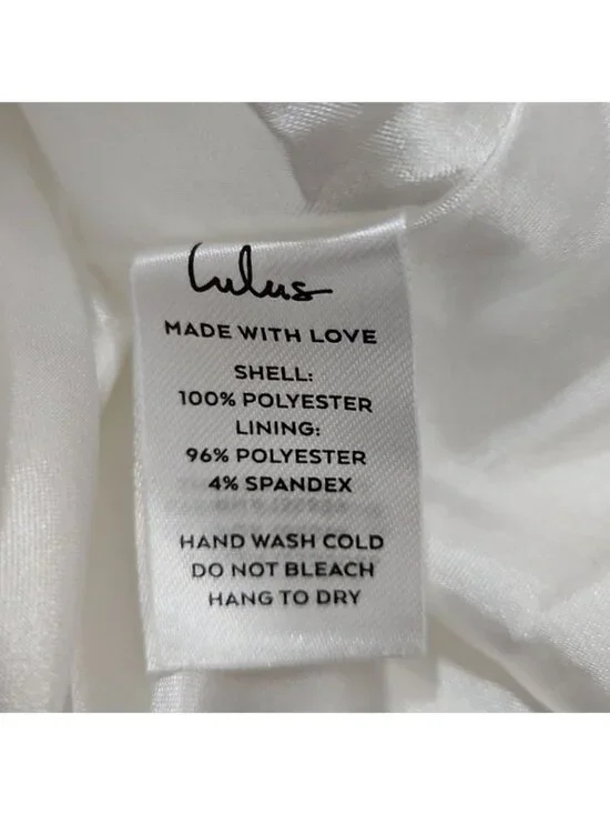 Lulus True Excellence Bustier Off The Shoulder Gown XS New White Dress Bridal - Picture 12 of 13